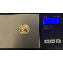 Load image into Gallery viewer, 18K Gold Pendant Round Sto Nino 1.37 grams - Rafant