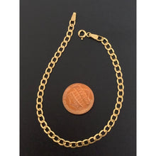Load image into Gallery viewer, 18K Gold Bracelet Curb Link 7.5 inches 1.91 grams - Rafant