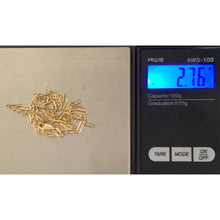 Load image into Gallery viewer, 18K Gold Necklace Chain Only Paper Clips 17.75 inches 2.76 grams - Rafant