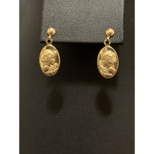 Load image into Gallery viewer, 18K Gold Earrings Post Dangle Woman Lady 1.17 grams - Rafant
