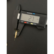 Load image into Gallery viewer, 18K Saudi Gold Earrings Hoops Loops Small - Rafant