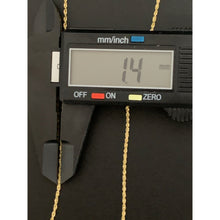 Load image into Gallery viewer, 18K Saudi Gold Necklace Rope Chain 17.75" with Jesus Christ Face Pendant - Rafant