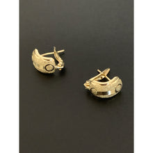 Load image into Gallery viewer, 18K Saudi Gold Earrings French Clips 1.29 grams - Rafant