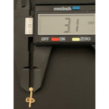 Load image into Gallery viewer, 18K Saudi Gold Earrings Stud Frosted Ball Tiny - Rafant