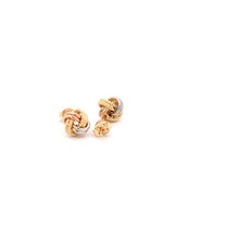 Load image into Gallery viewer, 18K Yellow Gold Earrings Stud Knot 1.22 grams Small - Rafant