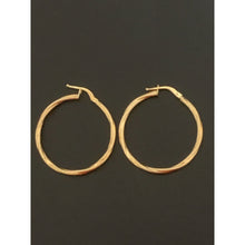 Load image into Gallery viewer, 18K Gold Earrings Hoops Loops Twisted 1.62 grams - Rafant