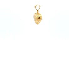 Load image into Gallery viewer, 18K Gold Pendant Heart Puffed Small Textured 0.58 grams - Rafant
