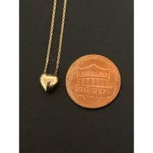 Load image into Gallery viewer, 18K Gold Necklace Chain 16.50 inches with Heart Pendant 1.68 grams - Rafant