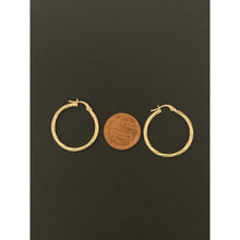 Load image into Gallery viewer, 18K Gold Earrings Hoops Loops 1.48 grams - Rafant