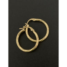 Load image into Gallery viewer, 18K Gold Earrings Hoops Loops 1.21 grams - Rafant