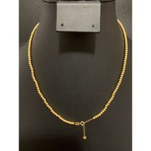 Load image into Gallery viewer, 18K Gold Necklace Beads Tiny Balls 16 inches 2.84 grams - Rafant