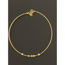 Load image into Gallery viewer, 18K Gold Bracelet Flexible Small Beads 1.12 grams 6.75 inches - Rafant