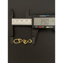 Load image into Gallery viewer, 18K Gold Earrings Dangle Infinity 3.44 grams - Rafant