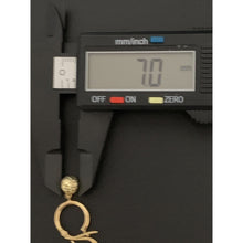 Load image into Gallery viewer, 18K Gold Earrings Hoops Balls Small 1.61 grams - Rafant