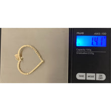 Load image into Gallery viewer, 18K Gold Pendant Heart 1.41 grams - Rafant