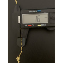 Load image into Gallery viewer, 18K Gold Necklace Chain Paper Clip Small Links 2.18 grams Size 19.50 inches - Rafant