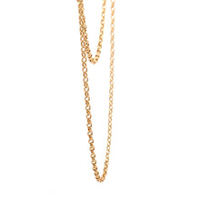 Load image into Gallery viewer, 18K Yellow Gold Necklace Chain Cable Link 2.09 grams 19.75 inches - Rafant