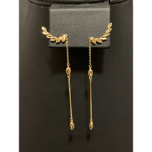 Load image into Gallery viewer, 18K Yellow Gold Earrings Post Dangling - Rafant