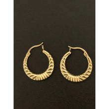 Load image into Gallery viewer, 18K Gold Earrings Hoops Loops 1.72 grams - Rafant