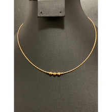 Load image into Gallery viewer, 18K Gold Necklace Omega Soft Beaded Flexible 15.75 inches 1.57 grams - Rafant