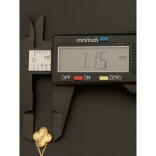 Load image into Gallery viewer, 18K Gold Necklace Centered Flower 16 inches 2.22 grams - Rafant