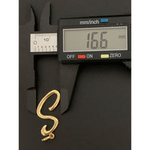 Load image into Gallery viewer, 18K Gold Pendant Letter S 1.28 grams - Rafant
