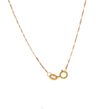 Load image into Gallery viewer, 18K Gold Necklace Chain 17.75 inches Pendant Cross Religious 1.14 grams - Rafant