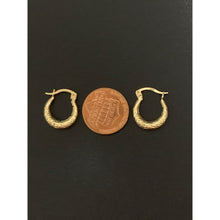 Load image into Gallery viewer, 18K Gold Earrings Hoops Loops Small 1.21 grams - Rafant