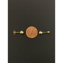 Load image into Gallery viewer, 18K Gold Earrings Stud Balls Polished Small 1.55 grams - Rafant