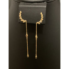 Load image into Gallery viewer, 18K Yellow Gold Earrings Post Dangling - Rafant