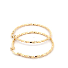 Load image into Gallery viewer, 18K Gold Earrings Hoops Spiral - Rafant