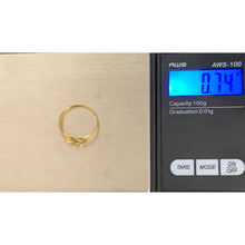 Load image into Gallery viewer, 18K Gold Ring Heart 0.74 grams Size 6 - Rafant