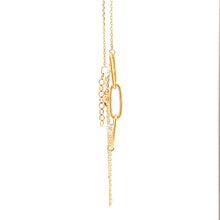 Load image into Gallery viewer, 18K Gold Bracelet Cable Chain White Rose Yellow Gold Beads S 6.5 inches 0.5" extension 2.39 grams - Rafant