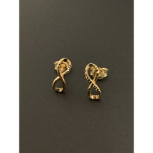 Load image into Gallery viewer, 18K Gold Earrings Infinity 1.46 grams Small - Rafant