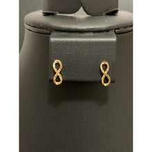 Load image into Gallery viewer, 18K Gold Earrings Infinity 1.46 grams Small - Rafant