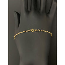 Load image into Gallery viewer, 18K Gold Bracelet Rolo Link Chain 7.5 inches 1.06 grams - Rafant