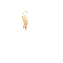 Load image into Gallery viewer, 18K Gold Pendant Two Tone White Yellow Gold Butterfly 1.43 grams - Rafant