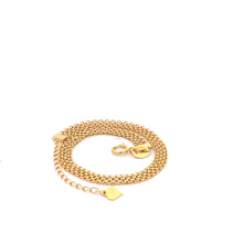 Load image into Gallery viewer, 18K Yellow Gold Bracelet Bismark Chain 2.29 grams 5.75 inches plus 1" extension - Rafant