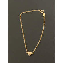 Load image into Gallery viewer, 18K Gold Bracelet Heart 1.01 grams Size 6.5 inches - Rafant