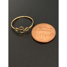 Load image into Gallery viewer, 18K Saudi Gold Ring Infinity Size 6.5 - Rafant