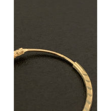 Load image into Gallery viewer, 18K Saudi Gold Hoops Loops Earrings 1.52 grams - Rafant