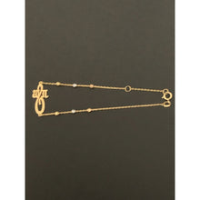 Load image into Gallery viewer, 18K Saudi Gold Bracelet Beads Jesus Tricolor Size 7 - Rafant