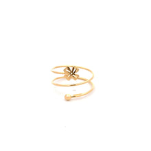 Load image into Gallery viewer, 18K Yellow Gold Ring Spiral Flower 1.22 grams Size 8.5 - Rafant