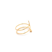 Load image into Gallery viewer, 18K Yellow Gold Ring Spiral Flower 1.22 grams Size 8.5 - Rafant
