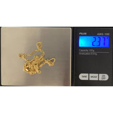 Load image into Gallery viewer, 18K Yellow Gold Necklace Chain Curb 17.5 inches 2.37 grams - Rafant