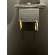 Load image into Gallery viewer, 18K Gold Earrings Hoops Loops Small 1.39 grams - Rafant
