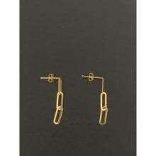 Load image into Gallery viewer, 18K Gold Earrings Paperclip Post 0.70 grams - Rafant
