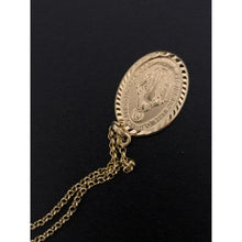 Load image into Gallery viewer, 18K Gold Necklace Chain 17.75 inches with Mother Mary Pendant 2.62 grams - Rafant