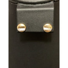 Load image into Gallery viewer, 18K Gold Earrings Stud Circle Round Tricolor 1.52 grams - Rafant