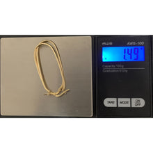 Load image into Gallery viewer, 18K Gold Earrings Hoops Oval 1.49 grams - Rafant